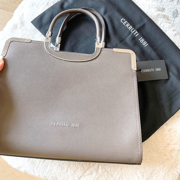 Luxurious Satchel Cerruti 1881 bag. Never used. Mint condition - Picture 13 of 13